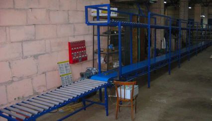 Изготовлена система транспортеров для линии упаковки и маркировки коробок
